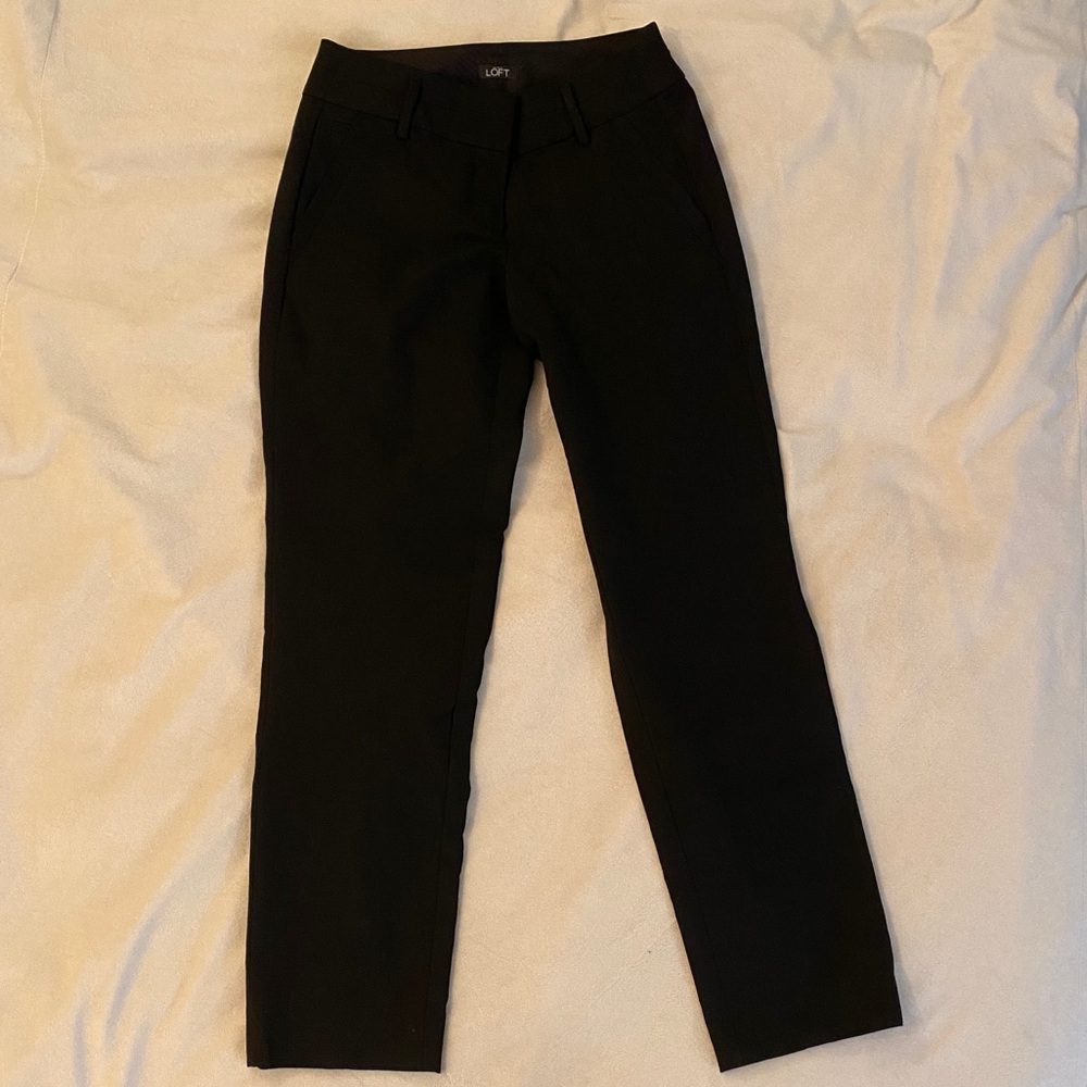 Loft Black Slacks Size 0